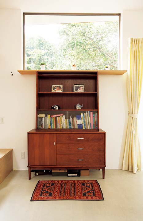 玄関脇のコーナー