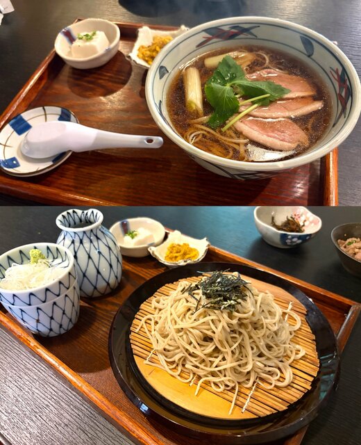 鴨南蛮とザルそば