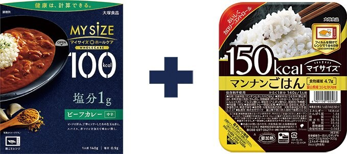 ビーフカレーとマンナンごはん