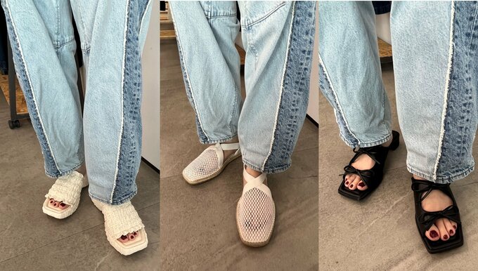 GU新作サンダル