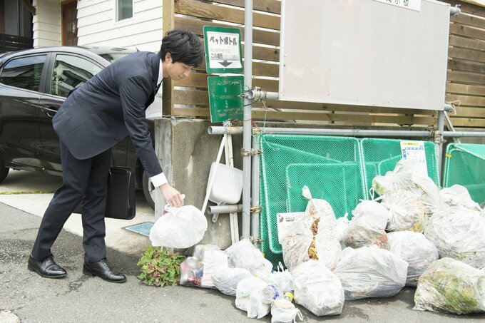 ゴミ捨て
