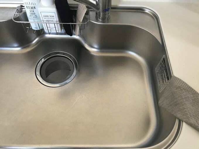 キレイになったシンク