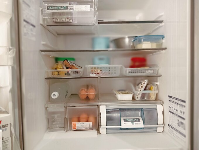 食材・食費のムダをなくす7割以下収納の冷蔵庫