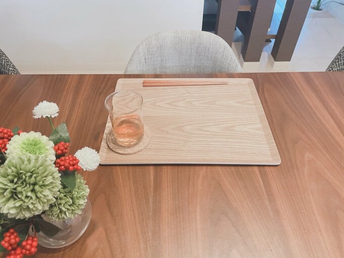 ニトリの木製トレー