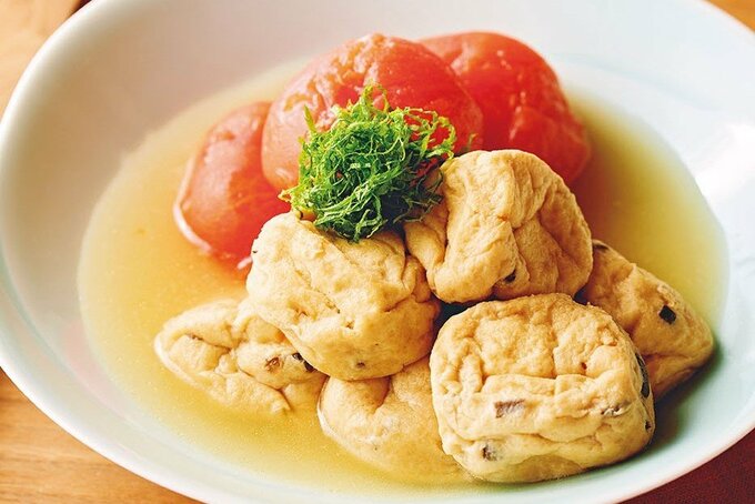 ひろうすとトマトの炊いたん