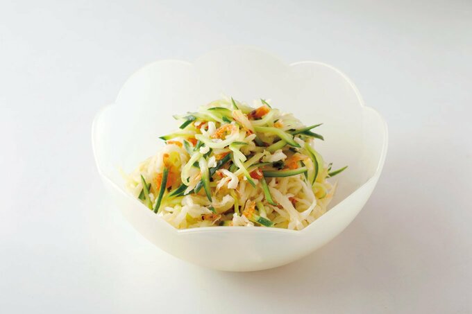 切り干し大根と桜エビのソムタム