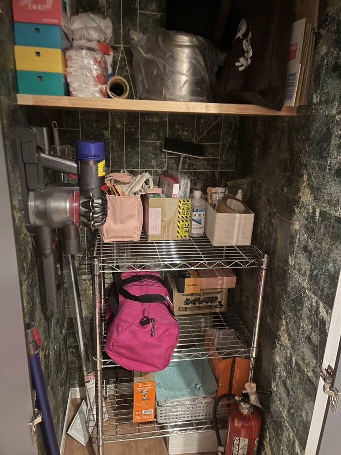 収納全体の様子