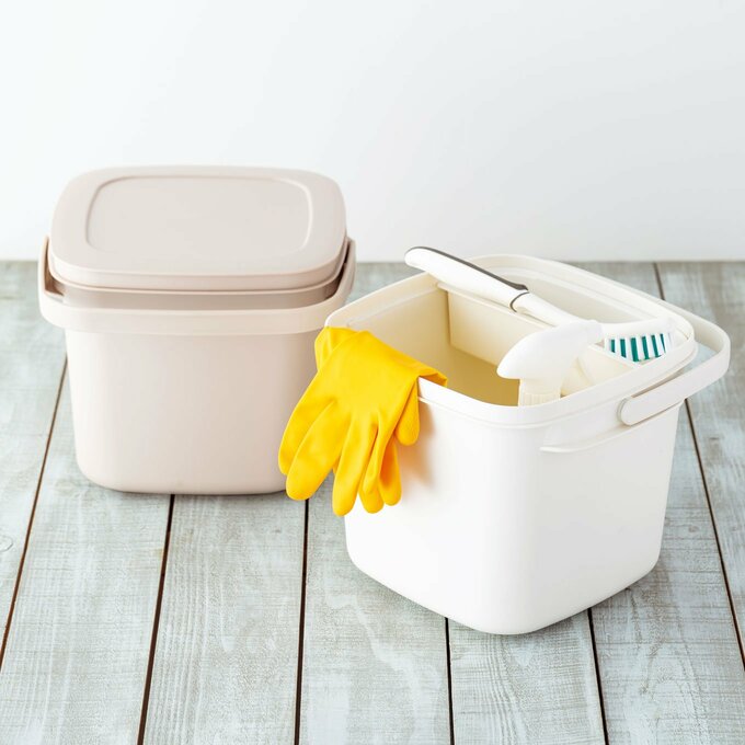 四角い収納バケツ