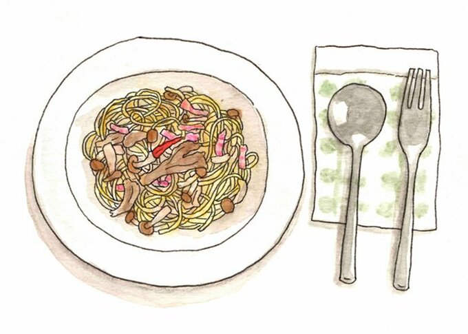 ペペロンチーノイラスト