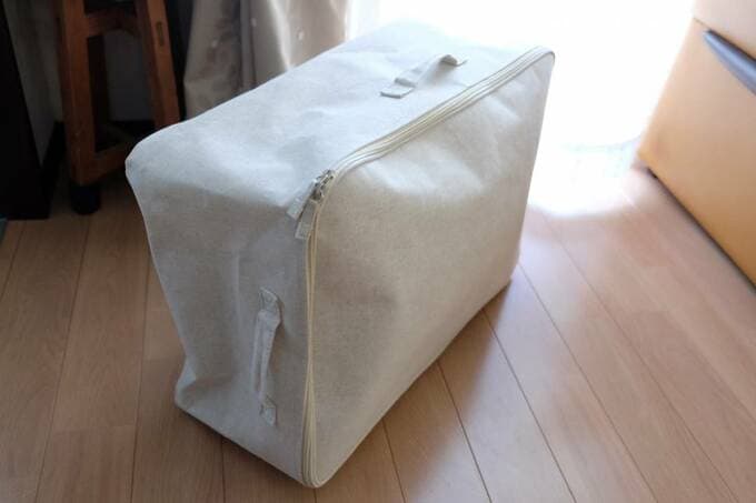 ソフトボックス縦置き