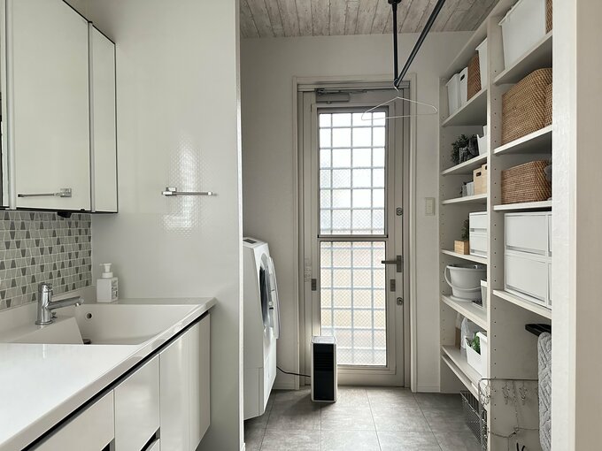 大木さん宅の洗面所