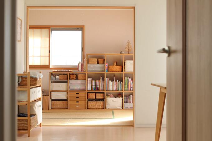 すっきりした部屋