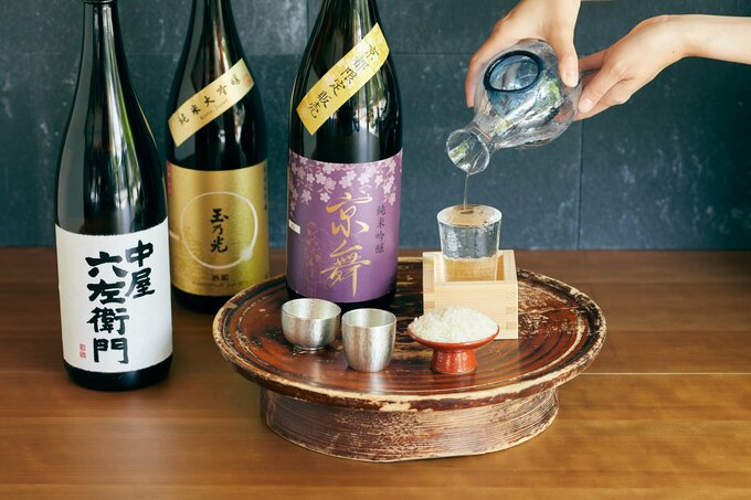 日本酒飲み比べ