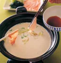 豚肉の豆乳鍋