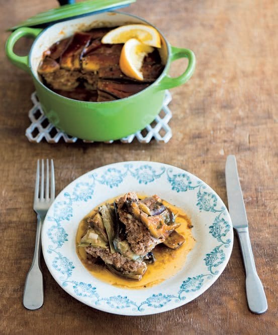 ナスとひき肉のムサカ風