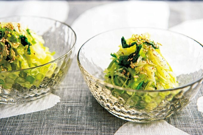 ミツバとキャベツのコールスロー