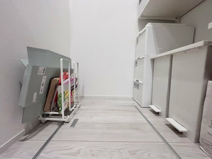 ゴミ箱前の写真