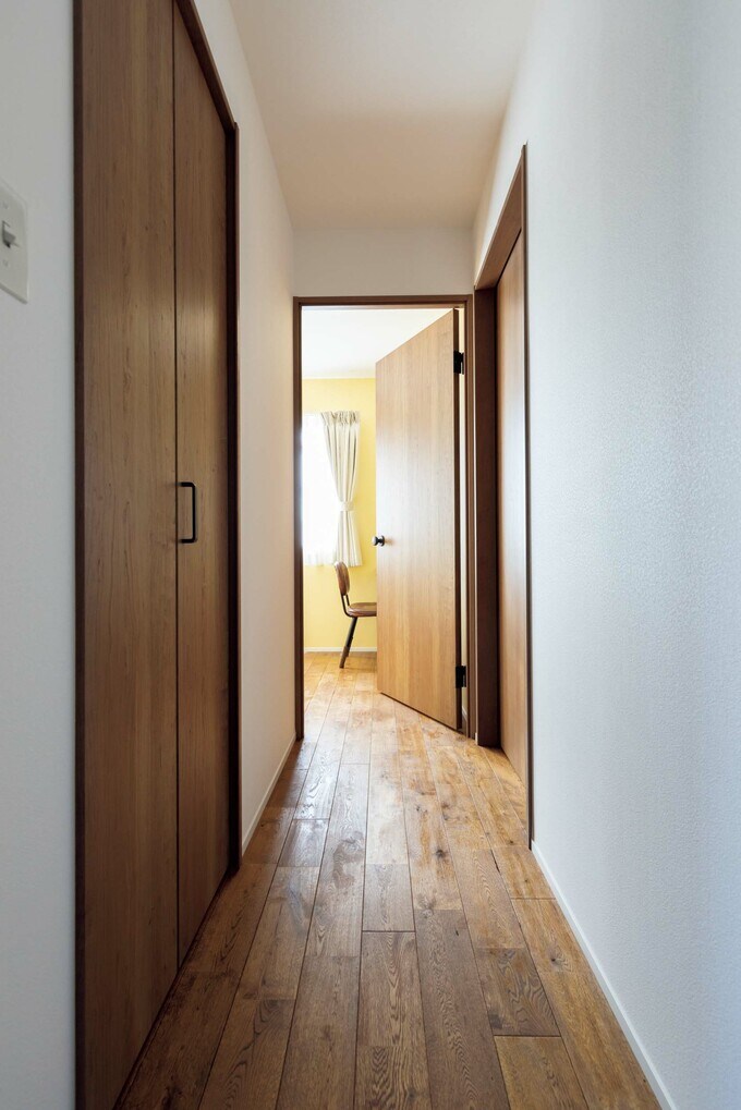 個室を集めた3階