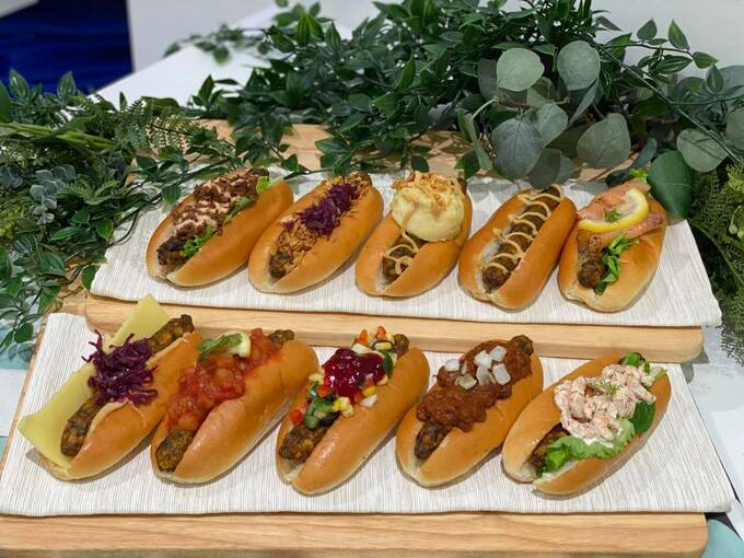 たくさんのベジドッグ