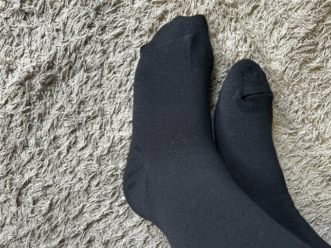無印良品「足なり直角 かかとに合うタイツ」