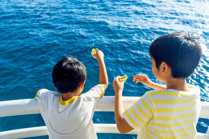 海と子ども
