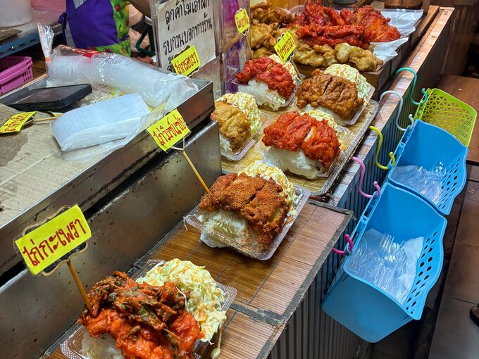 屋台の料理