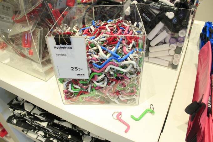 レンチをモチーフにしたキーホルダー