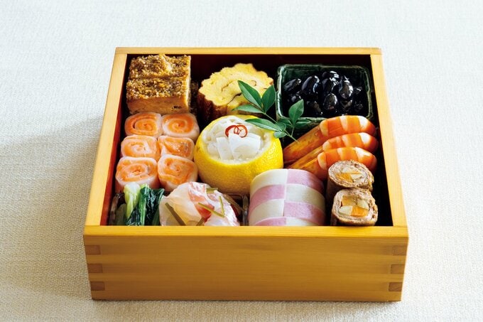 お重につめられたおせち