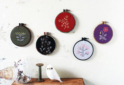 ステッチカラー刺繍