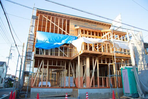 工務店の工事現場