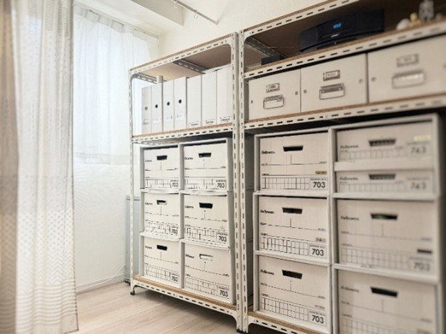 自宅の一角に収納ステーションをつくって散らかりを防止
