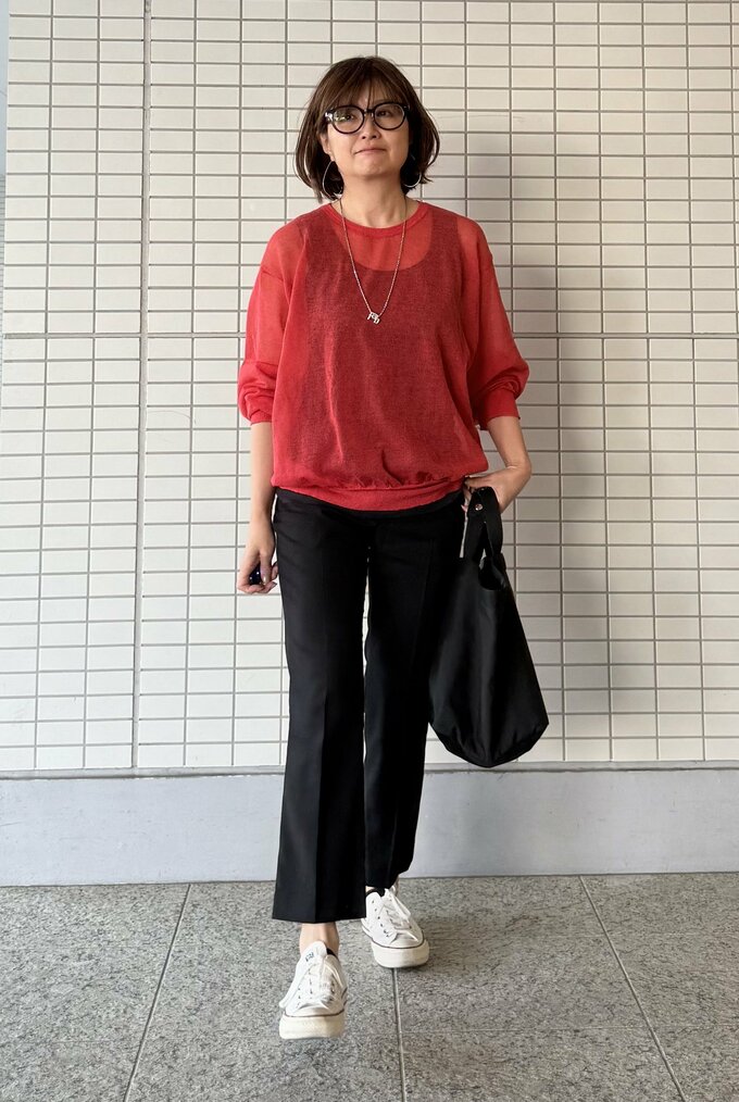 河村さん雨の日コーデ3