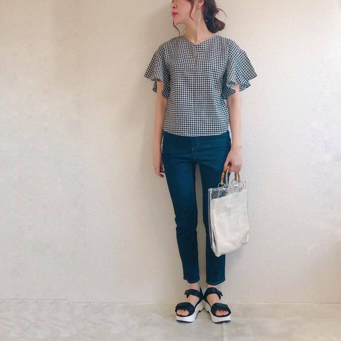 デニムと合わせる