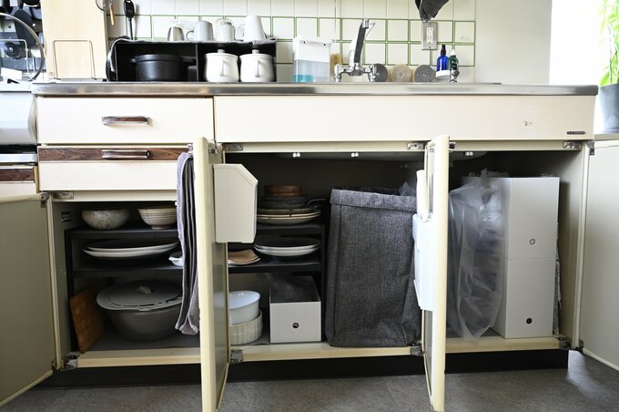シンク下の収納スペース