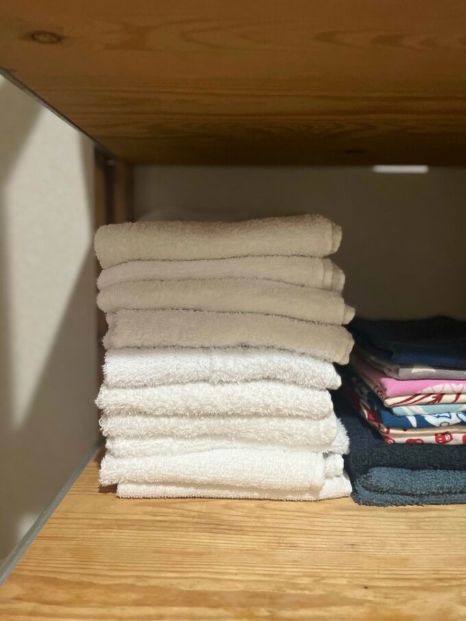 小林さんのフェイスタオル