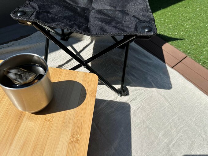 カフェテラスみたいなベランダ