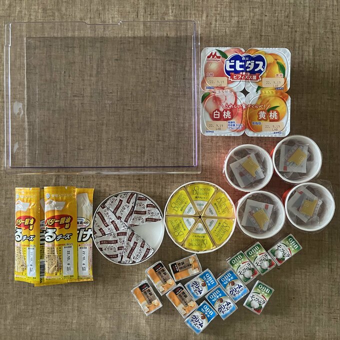 これだけの食品を収納