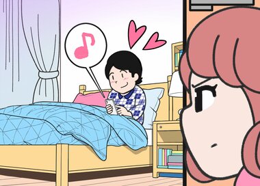 夫がなんだか怪しい…何かが違う？5つ見つけたらエラい間違い探し