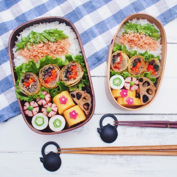 お弁当につめた様子