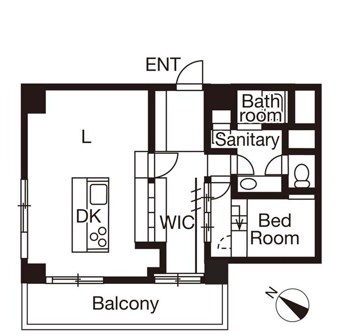 リノベーション前の間取り図