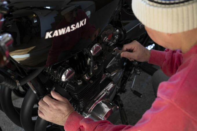 愛車をメンテナンス