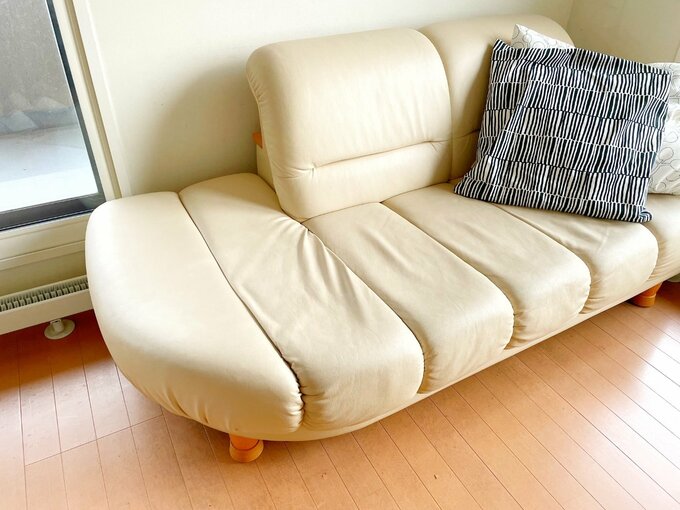 すっきりしたソファ