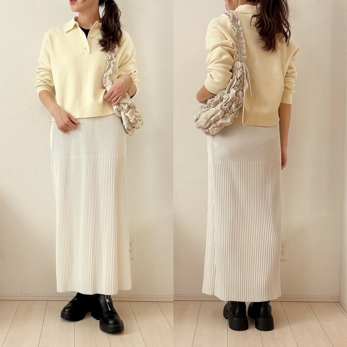 スカート合わせも可愛い