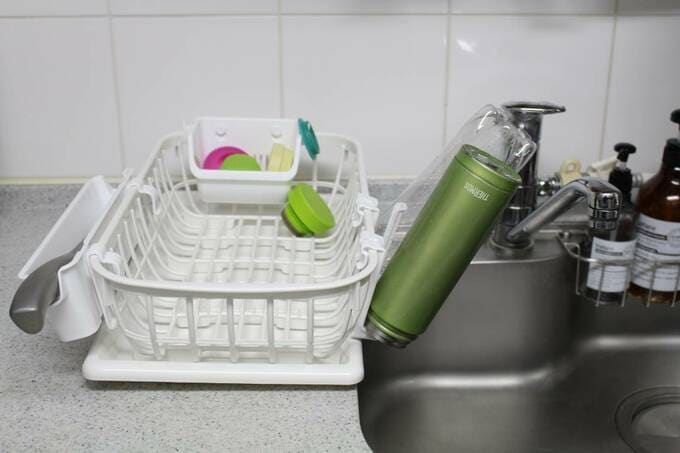 水きりカゴのごちゃごちゃがスッキリ解消