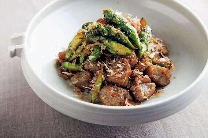 笠原将弘さんのアスパラこんにゃく