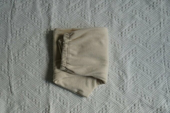 折り込んで完成