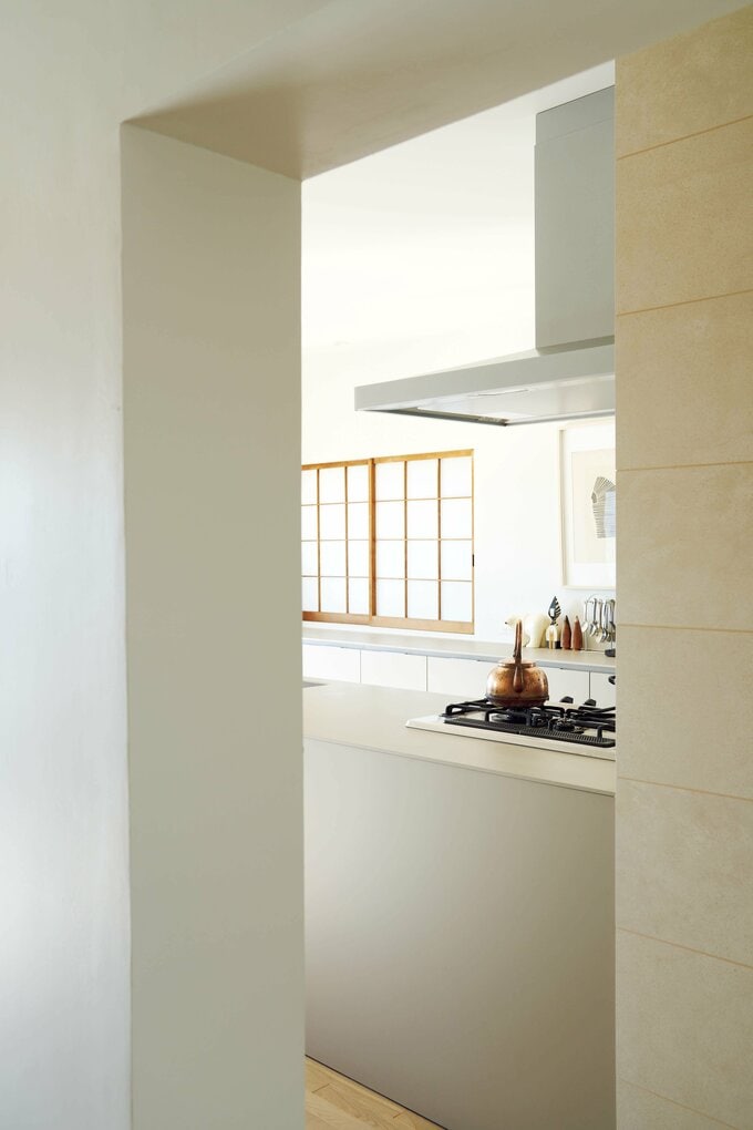 対面式で回遊しやすいキッチン