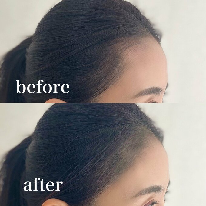 ヘアメイクパウダーを使ったあと