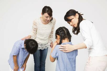 子どもの迷惑行為には「親と警察に通報」とはり紙が効果的