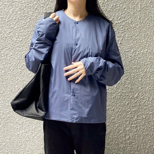 撥水性ノーカラージャケット